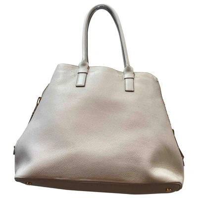 Pre-owned Tom Ford White Leather Handbag