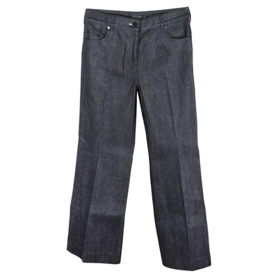 Pre-owned Calvin Klein Trousers In Blue