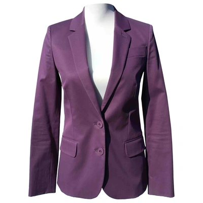 Pre-owned Gucci Suit Jacket In Purple