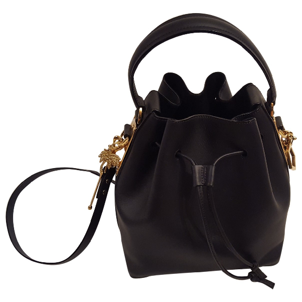 Pre-owned Sophie Hulme Black Leather Handbag | ModeSens