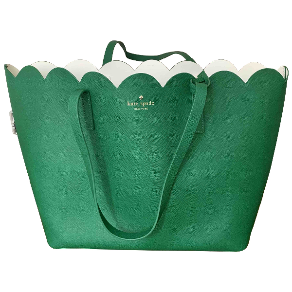 Preowned Kate Spade Green Leather Handbag ModeSens