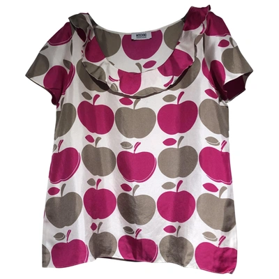Pre-owned Moschino Cheap And Chic Silk Blouse In Multicolour