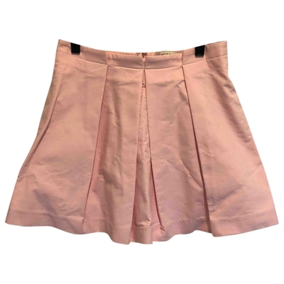 Pre-owned Paul & Joe Sister Mini Skirt In Pink