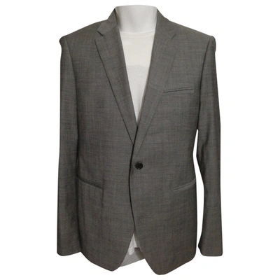 Pre-owned Calvin Klein Wool Vest In Grey