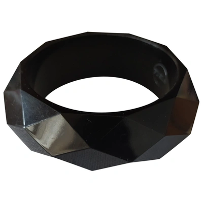 Pre-owned Furla Black Plastic Bracelet