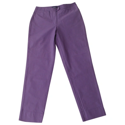 Pre-owned Cerruti 1881 Short Trousers In Purple