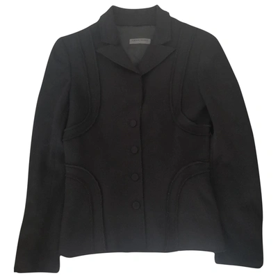 Pre-owned Alberta Ferretti Black Wool Jacket