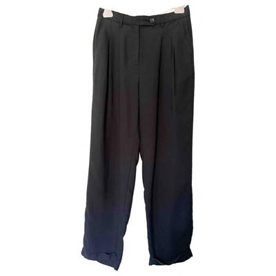 Pre-owned American Vintage Trousers In Anthracite