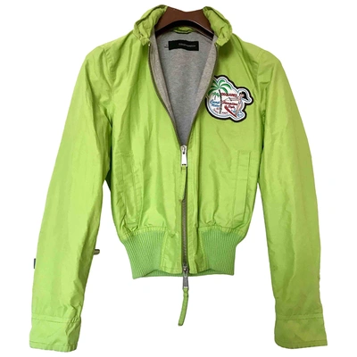 Pre-owned Dsquared2 Jacket In Green