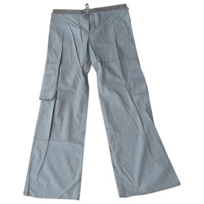 Pre-owned Iro Straight Pants In Green