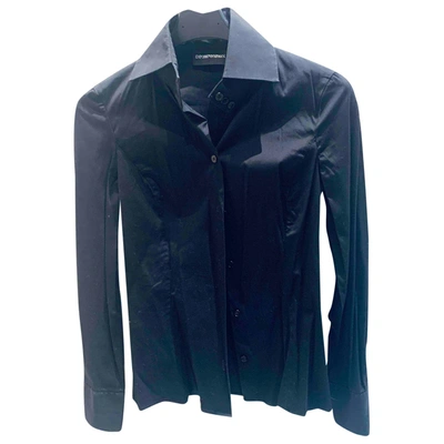 Pre-owned Emporio Armani Shirt In Black