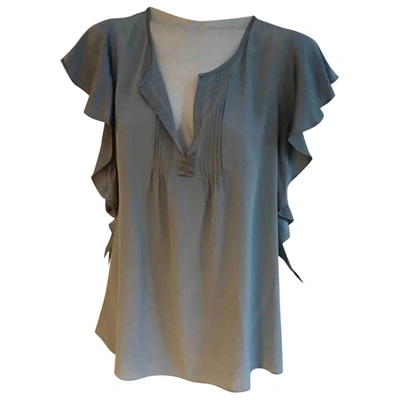 Pre-owned Calypso St Barth Silk Tunic In Grey