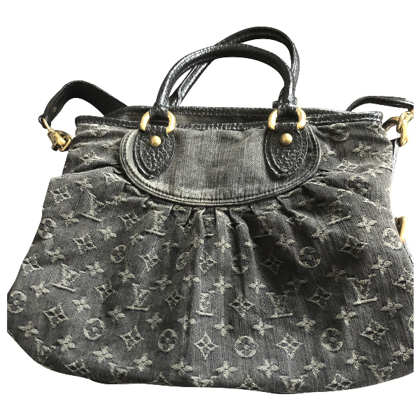 Pre-Owned Louis Vuitton Black Denim - Jeans Handbag | ModeSens
