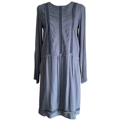 Pre-owned Comptoir Des Cotonniers Mid-length Dress In Blue