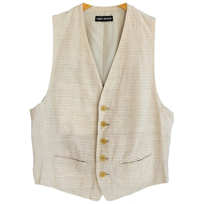 Pre-owned Issey Miyake Vest In Other