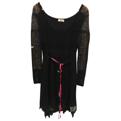 Pre-owned Pinko Mid-length Dress In Black