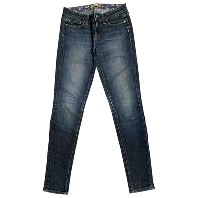 Pre-owned Paige Jeans Slim Jeans In Blue