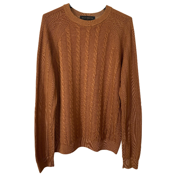 Pre-Owned Louis Vuitton Orange Cashmere Knitwear & Sweatshirts | ModeSens