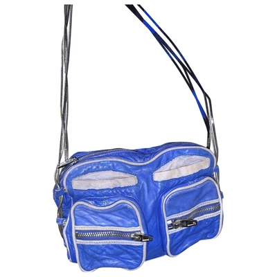 Pre-owned Alexander Wang Brenda Leather Crossbody Bag In Blue