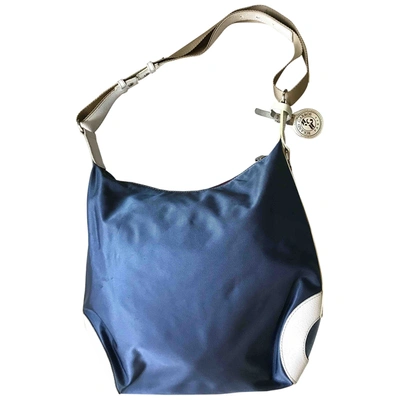 Pre-owned Lancel Cloth Handbag In Blue