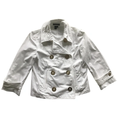 Pre-owned Ralph Lauren Short Waistcoat In White