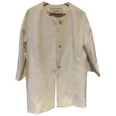 Pre-owned By Malene Birger Jacket In White