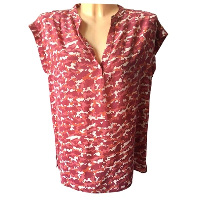 Pre-owned Max & Moi Silk Blouse In Red