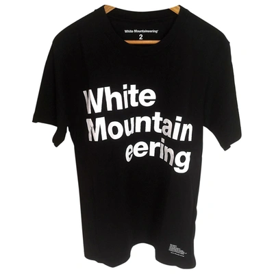 Pre-owned White Mountaineering Black Cotton T-shirt