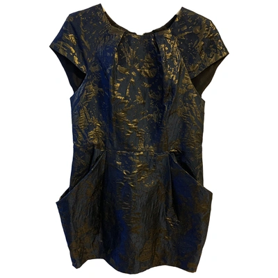 Pre-owned Allsaints Mid-length Dress In Blue