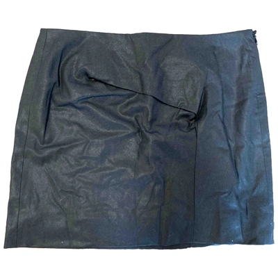 Pre-owned Chloé Wool Mini Skirt In Anthracite