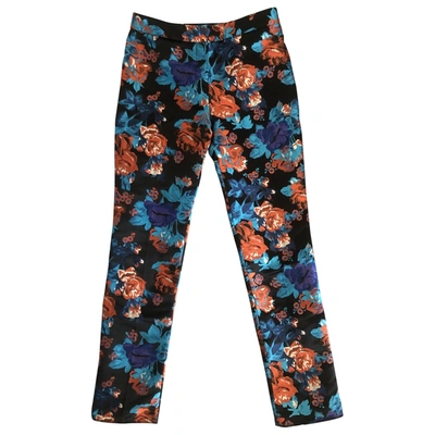 Pre-owned Mary Katrantzou Straight Trousers In Multicolour
