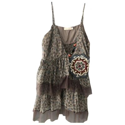 Pre-owned Pinko Lace Camisole In Green