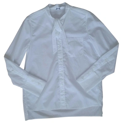 Pre-owned Marc Cain White Cotton Top