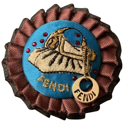 Pre-owned Fendi Cloth Pin & Brooche In Multicolour