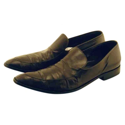 Pre-owned Premiata Leather Flats In Brown