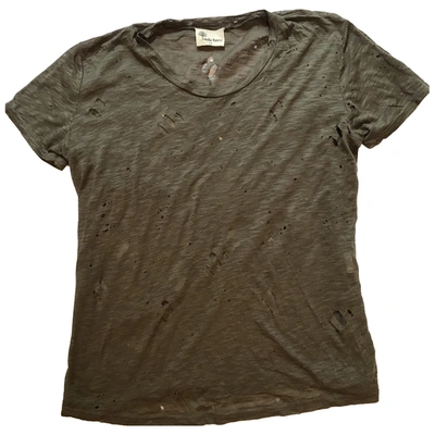 Pre-owned Stella Forest Khaki Cotton Top