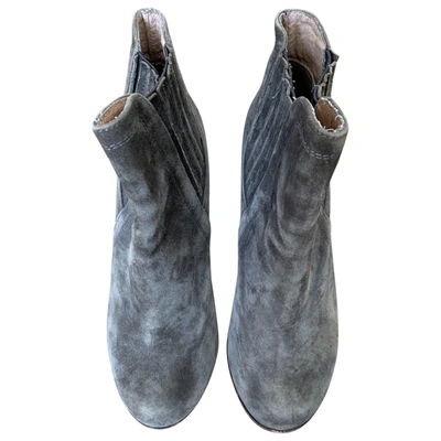 Pre-owned Jeffrey Campbell Leather Boots In Grey