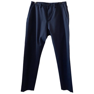 Pre-owned Hope Trousers In Navy