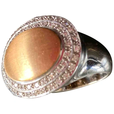 Pre-owned Christofle Pink Gold Ring