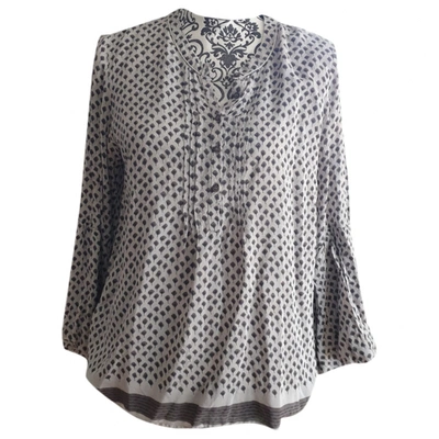 Pre-owned Pablo Silk Blouse In Grey