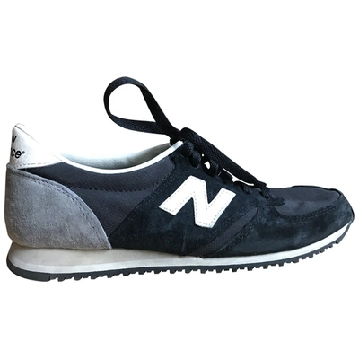 Pre-owned New Balance Cloth Trainers In Black