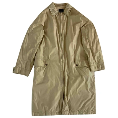 Pre-owned Max Mara Beige Polyester Jacket