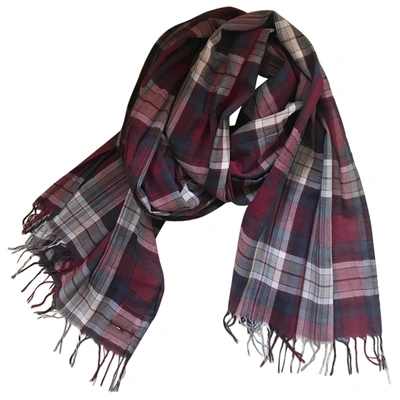 Pre-owned Tommy Hilfiger Scarf In Multicolour