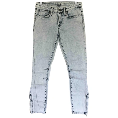 Pre-owned Helmut Lang Slim Jeans In Blue