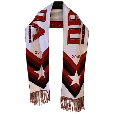 Pre-owned Msgm Scarf In Red