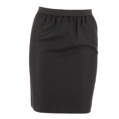 Pre-owned Joseph Wool Skirt In Black