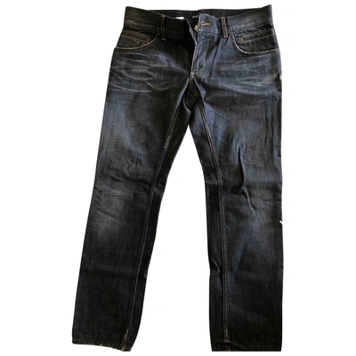 Pre-owned Dolce & Gabbana Straight Jeans In Black