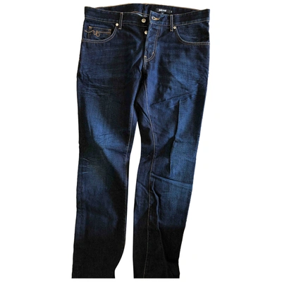 Pre-owned Just Cavalli Slim Jean In Blue