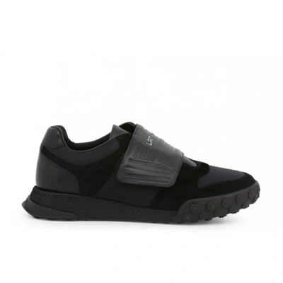 Pre-owned Lanvin Leather Low Trainers In Black