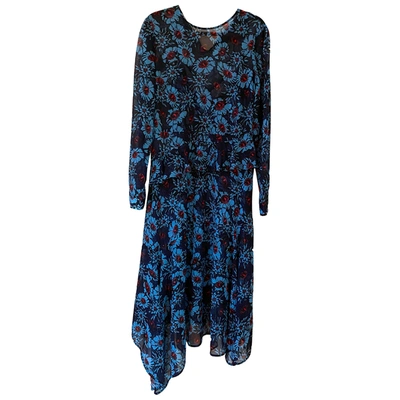 Pre-owned Markus Lupfer Maxi Dress In Blue